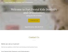 Tablet Screenshot of fortdental.net
